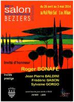 58e SALON INTERNATIONAL D'ARTS PLASTIQUES de BEZIERS , HEIM Marine et HIBON Monique